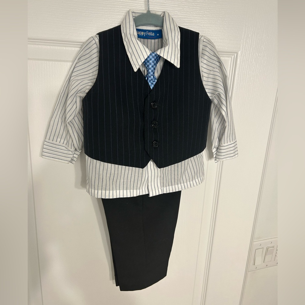 Vest suit bundle EUC 18M